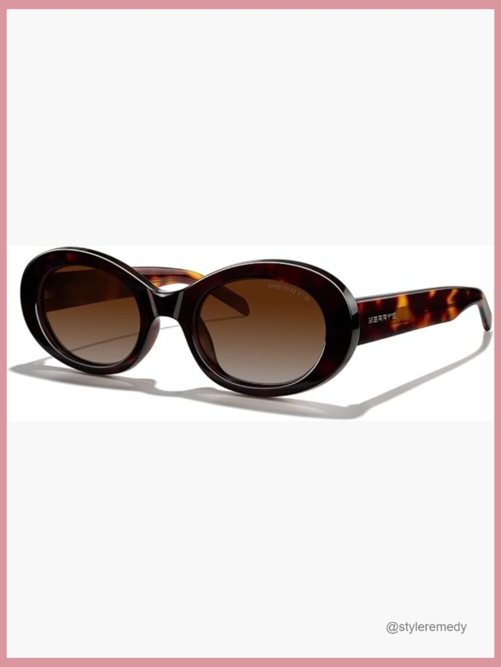 Modern Oval Round Acetate Sunglasses UV400 Polarized - Picture 1 of 7